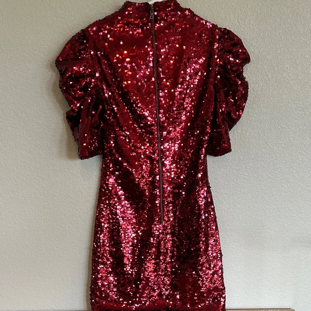 Alice + Olivia Brenna Sequin Bodycon Dress - Picture 10 of 13